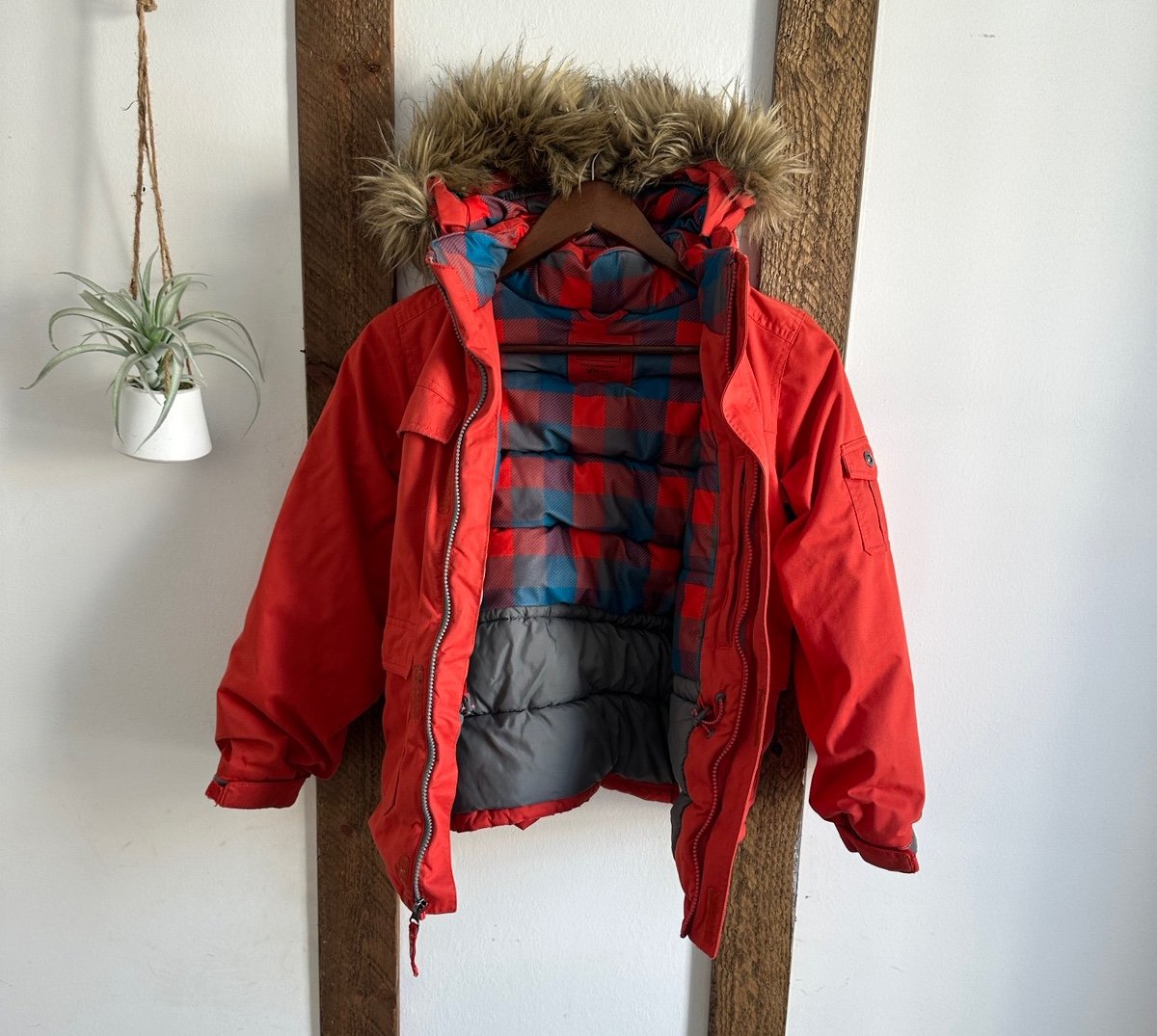 GORGEOUS LL Bean Kids Size Medium Winter Coat Insulated Parka Jacket Removable H