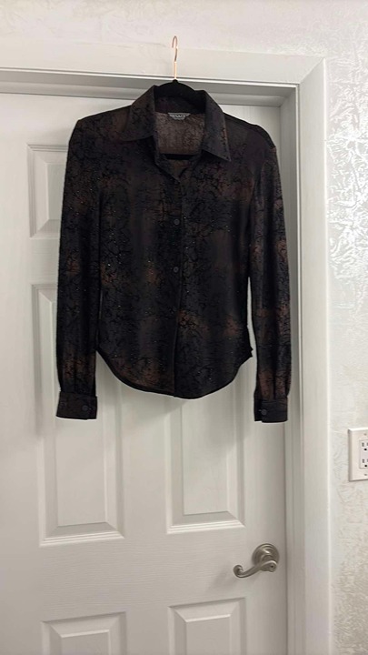 Versace button down shirt Size S