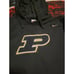 Nike Purdue Boilermakers Embroidered Heavyweight Black Hoodie Pullover Size L