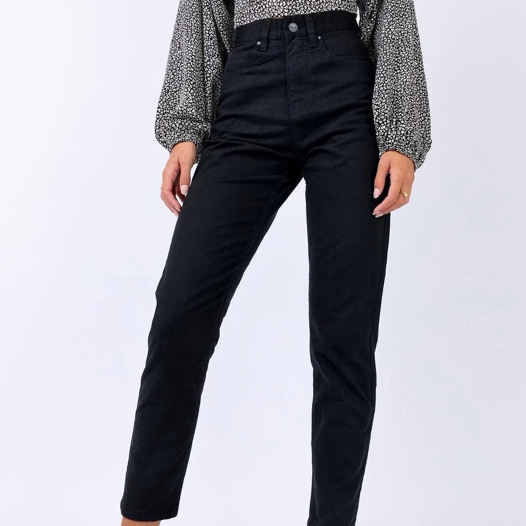 Afends Blondies Black Slim Jeans