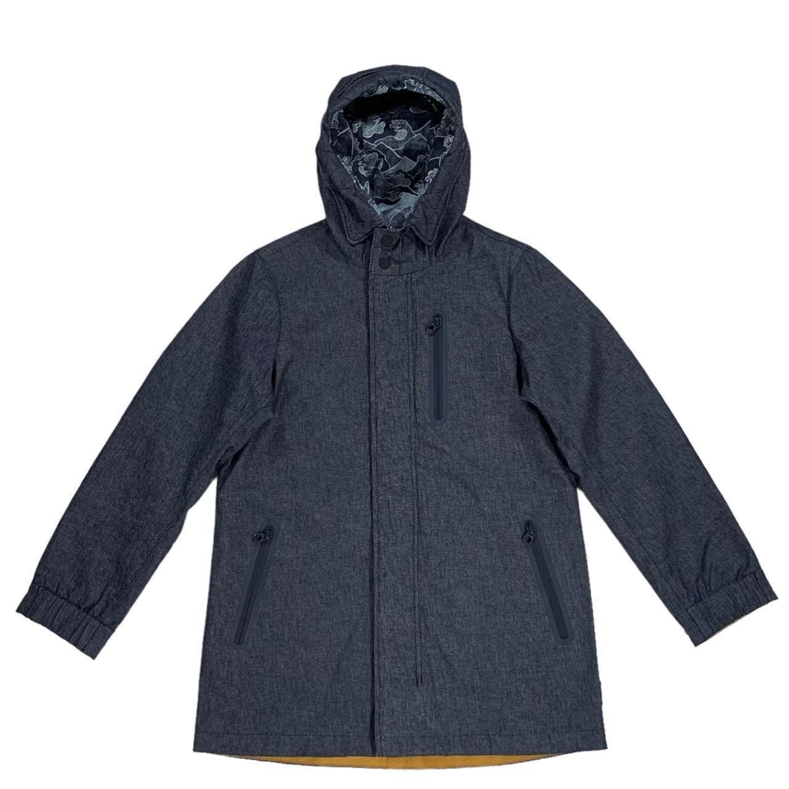 Scotch & Soda Boys Dark Blue Hooded Denim Jacket Size 12 Large
