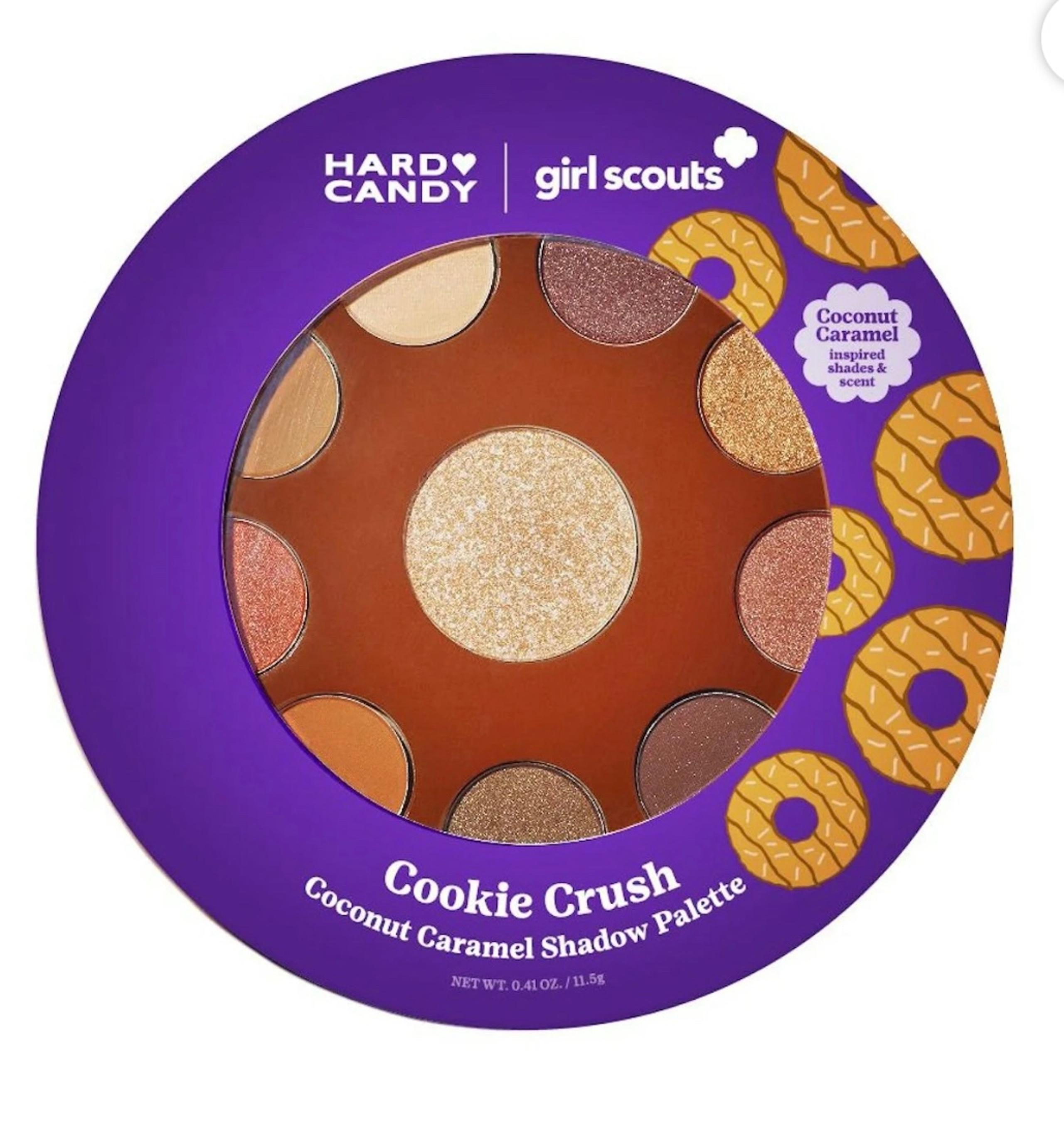 Hard Candy Girl Scouts Cookie Crush Coconut Caramel Shadow Palette