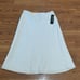 Ralph Lauren vintage midi rayon blend cream skirt size 10