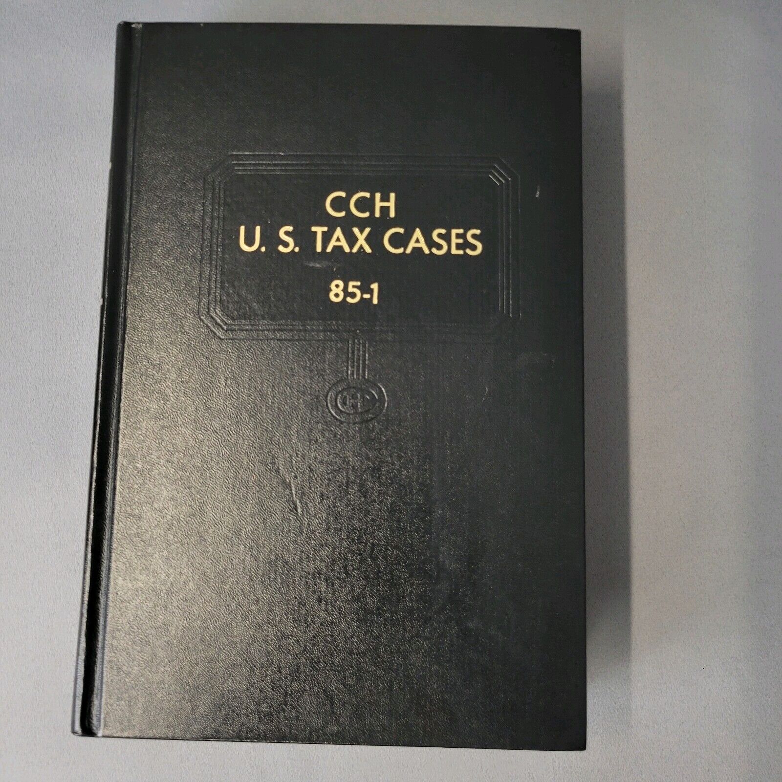 CCH U.S. Tax Cases 85-1 Black Hardcover 1985 Commerce Clearing House Book