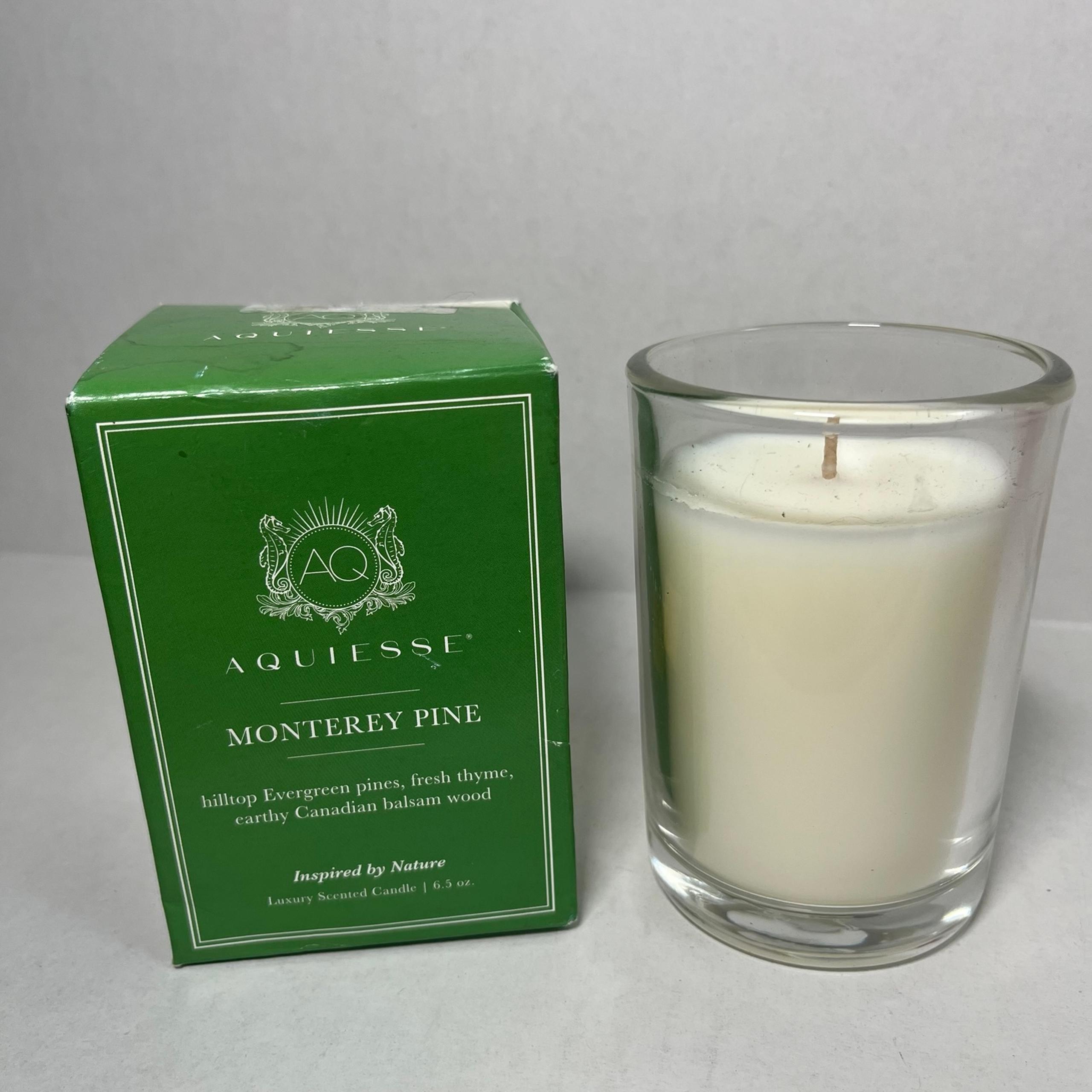 AQUIESSE Monterey Pine Luxury Scented Candle 6.5 oz Hand Poured