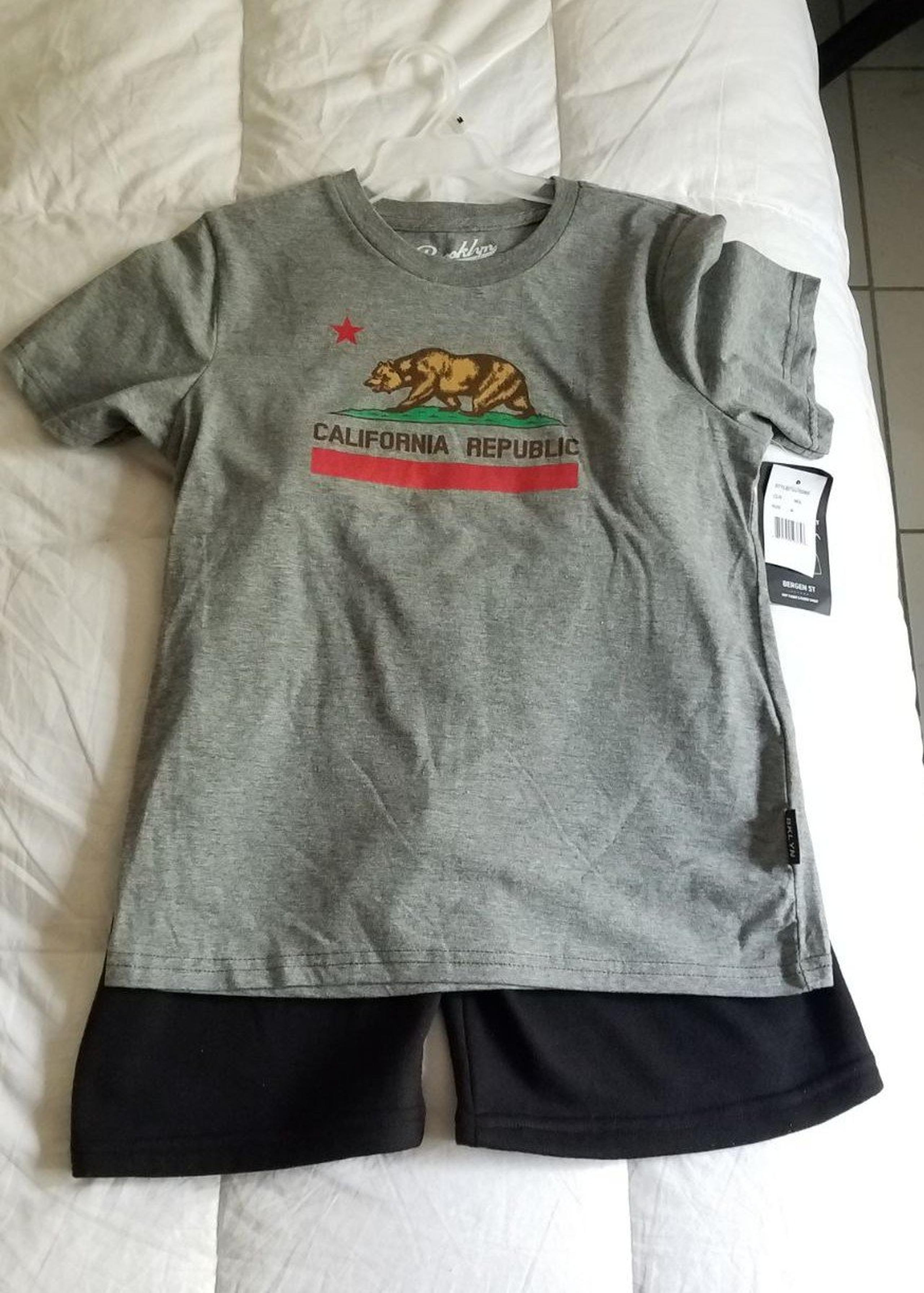 NWT Brooklyn Cloth TShirt Short Set Sz M