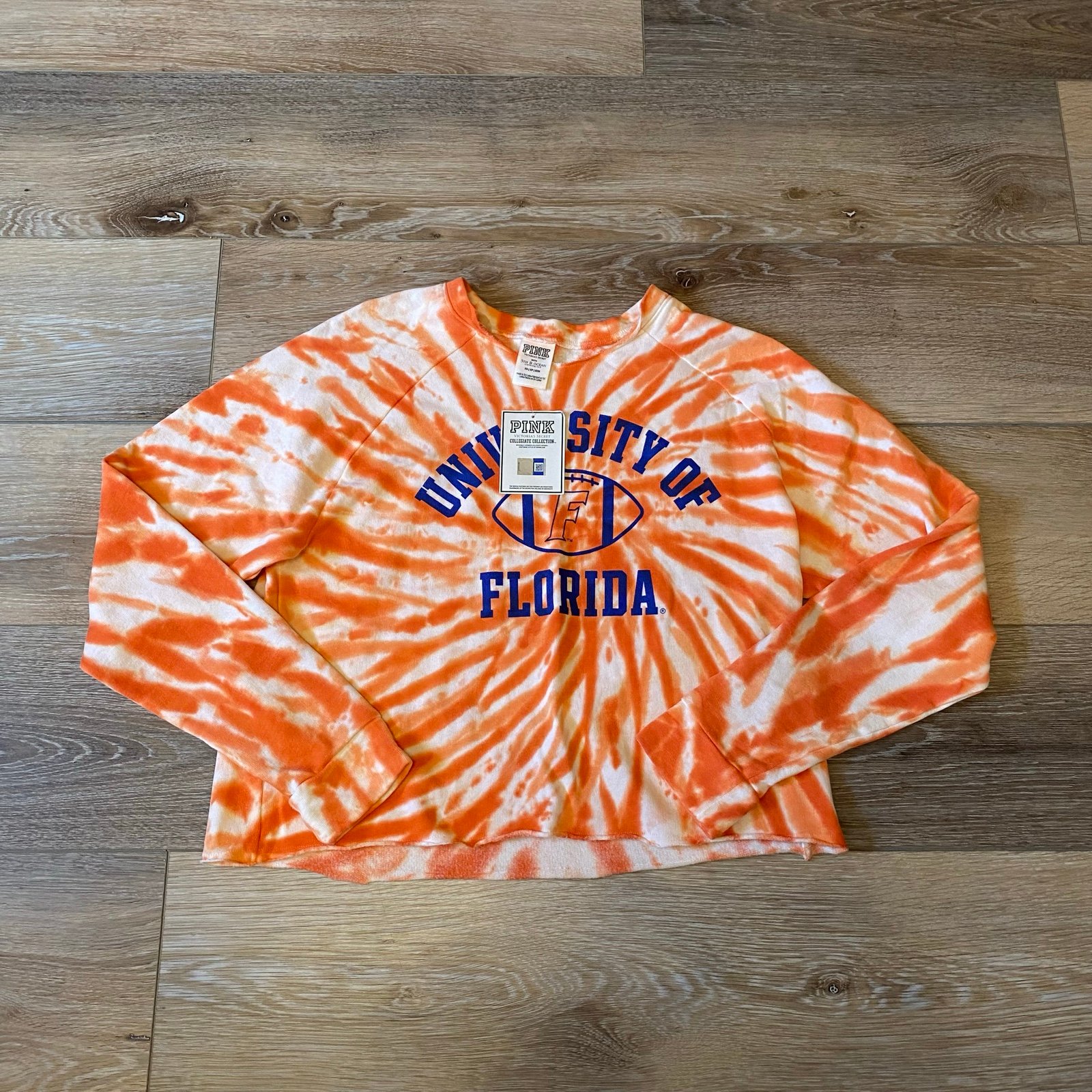 Victoria’s Secret PINK Florida Gator Collegiate Collection Sweatshirt Top NEW XS