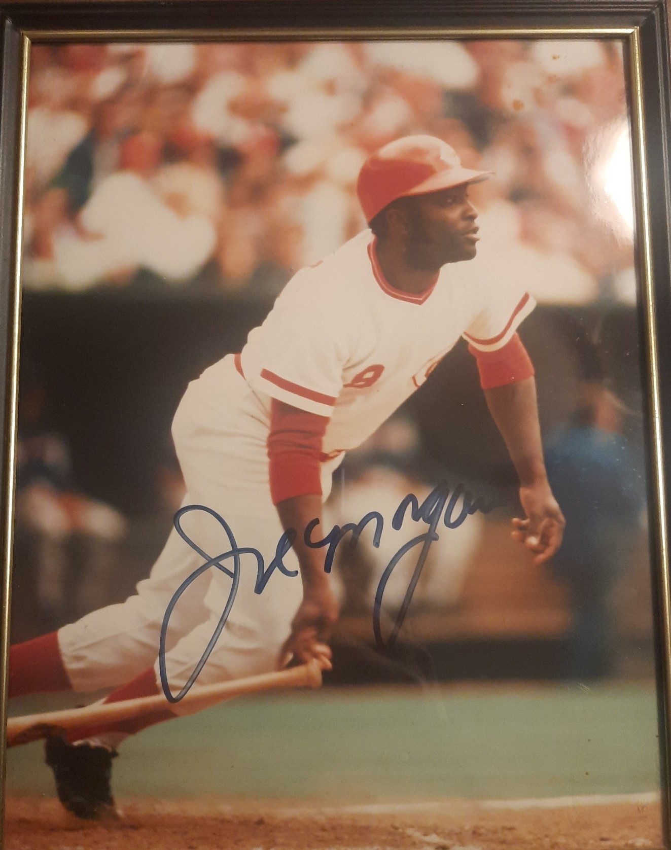 JOE MORGAN SIGNED AUTOGRAPHED 8x10 PHOTO CINCINNATI REDS LEGEND