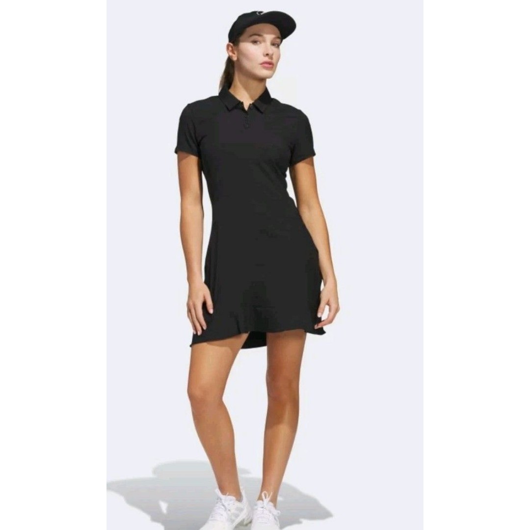 Adidas Ultimate365 Women's Solid Black Dress NWT