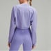 Lululemon French Terry Long-Sleeve Shrug Dark Lavender Size 4 New With Tag
