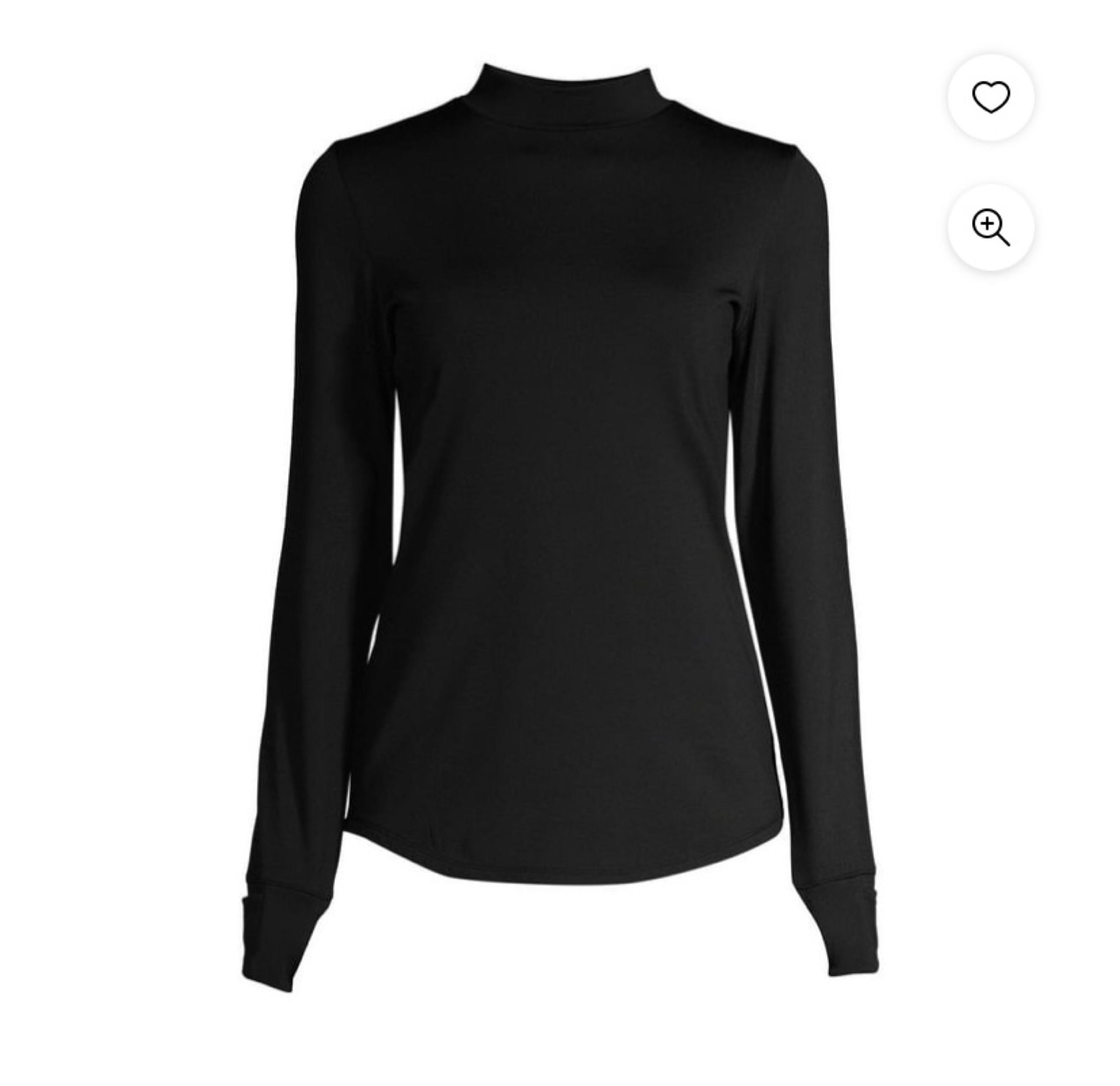Sz L Turtleneck w/ shirring