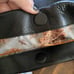 HOBO Black Tote Bag Leather Fringe Accent Double Strap