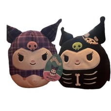 Squishmallows Plush Sanrio Hello KittyKuromi 8 Lot Of Two Skeleton Purple New