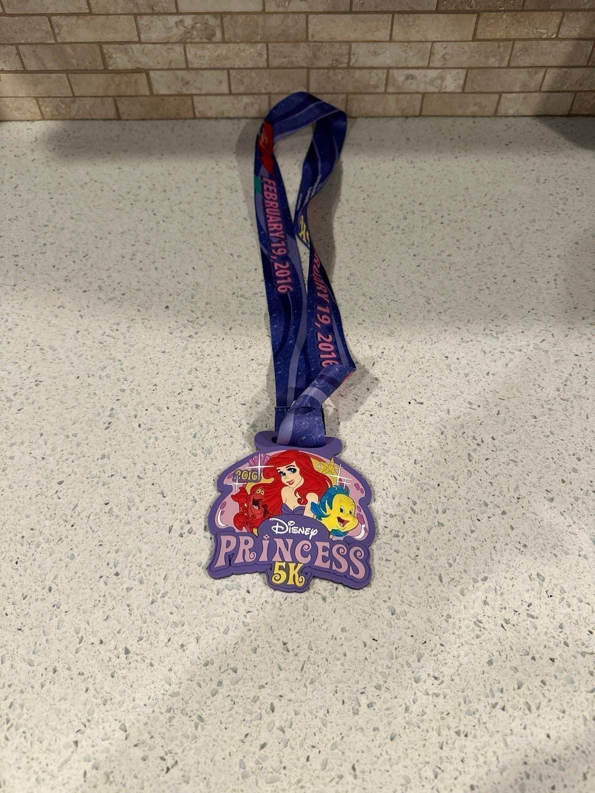 Disney Princess medal - Princess 5k Marathon - Little Mermaid bz