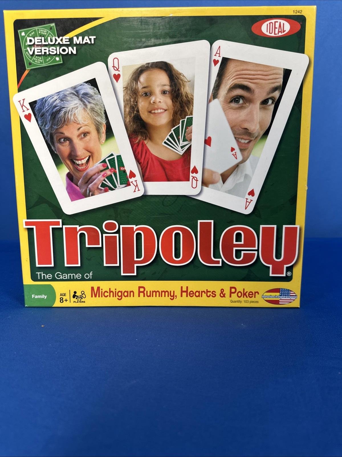 Vintage Cadaco 1997 Tripoley 65th Anniversary Edition Board Game New Old Stock