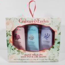 Crabtree & Evelyn Hand Therapy 3 Piece Gift Set 3.5 Oz