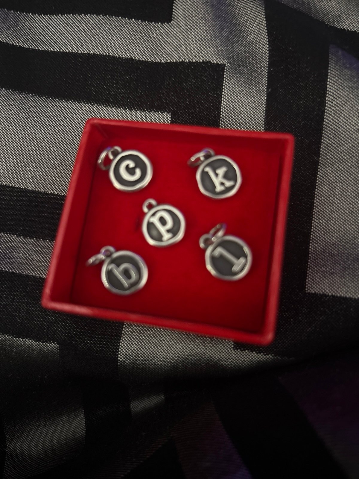 James Avery initial charms 25 each