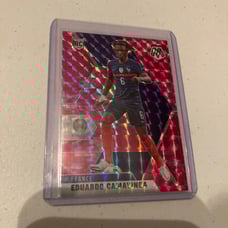 2021 Panini Prizm Mosaic Eduardo Camavinga Pink Mosaic Potential PSA 10