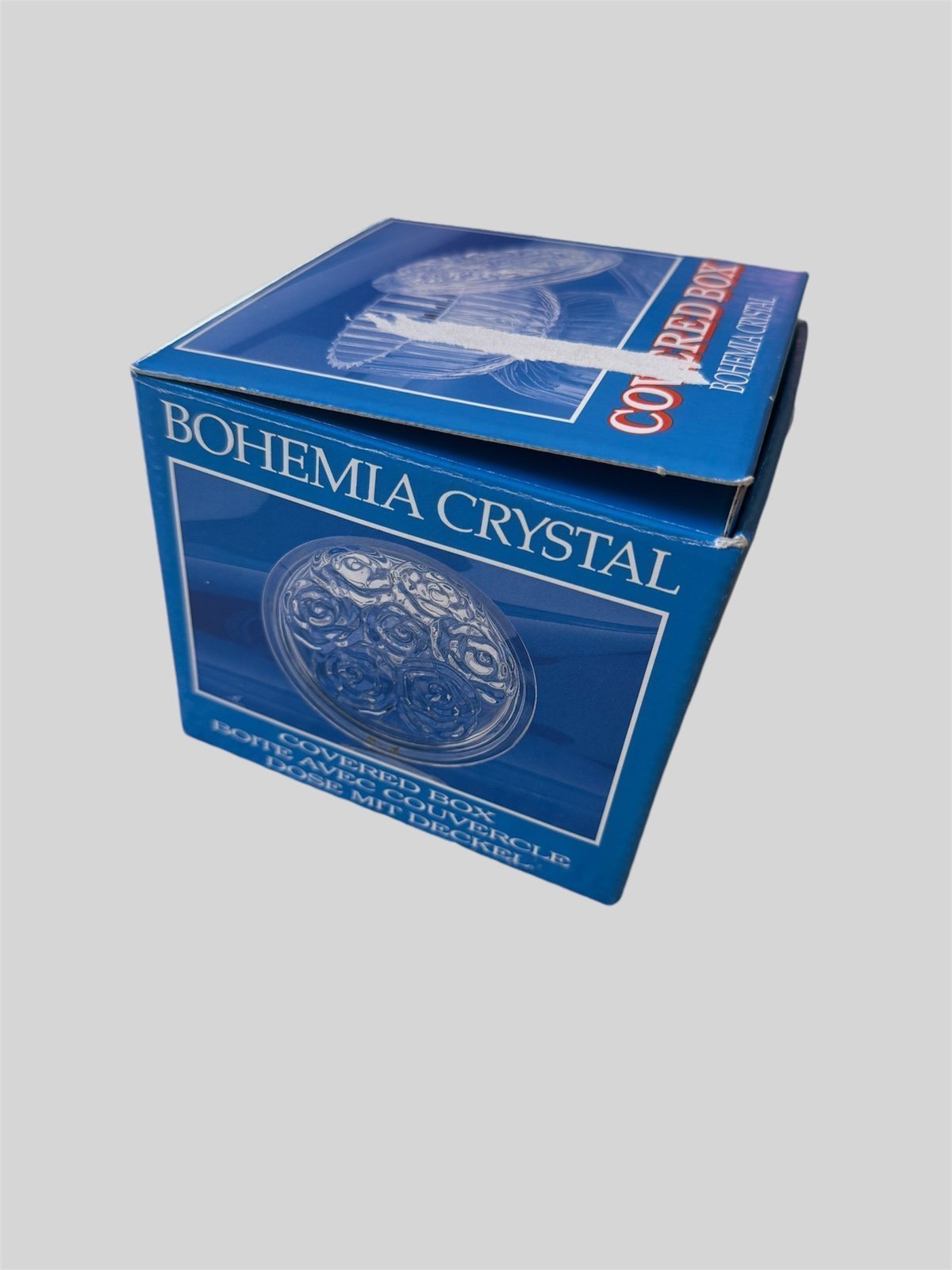 Like New Bohemia Crystal Covered Box