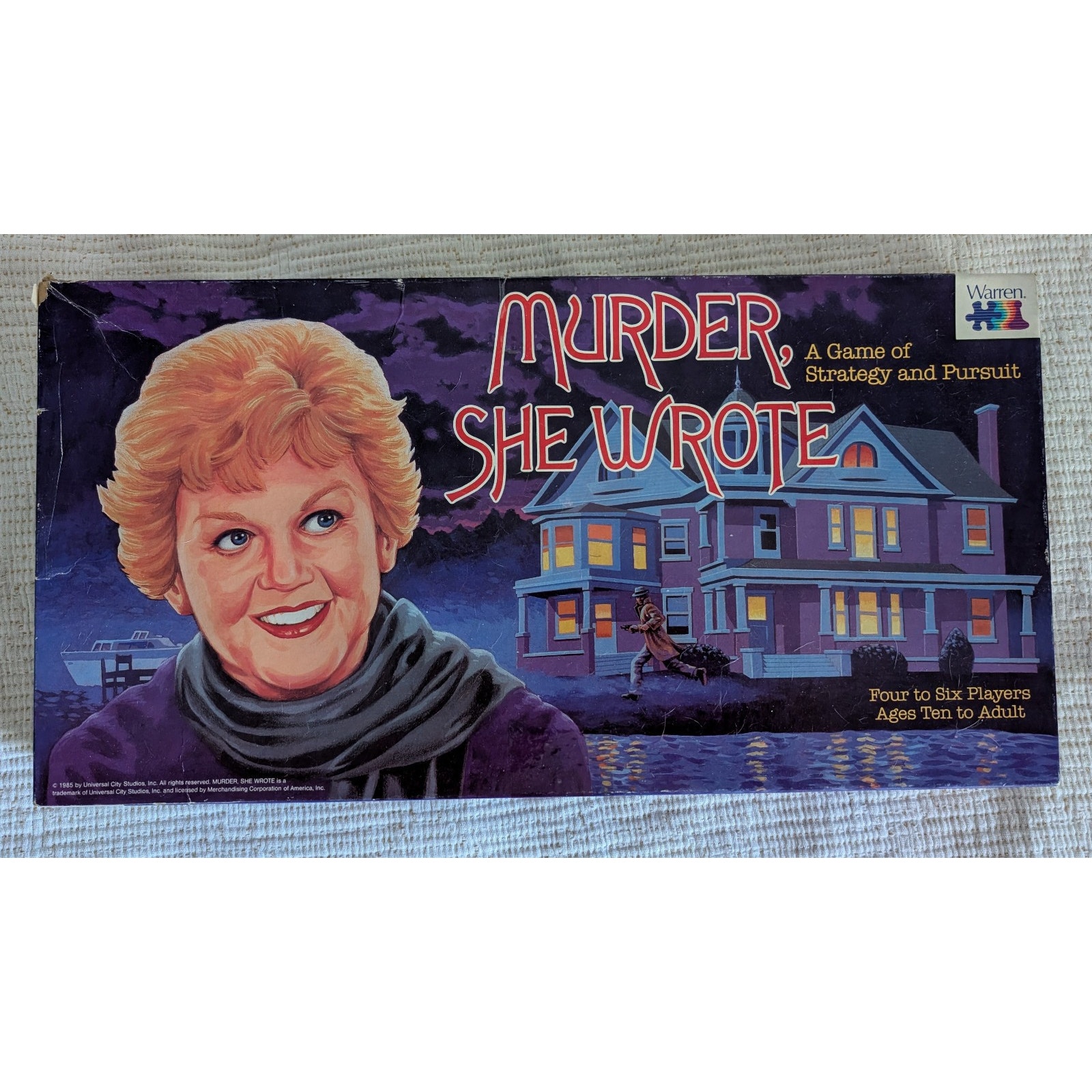 1985 MURDER, SHE WROTE Vintage Board Game *Complete* Classic 80s Mystery