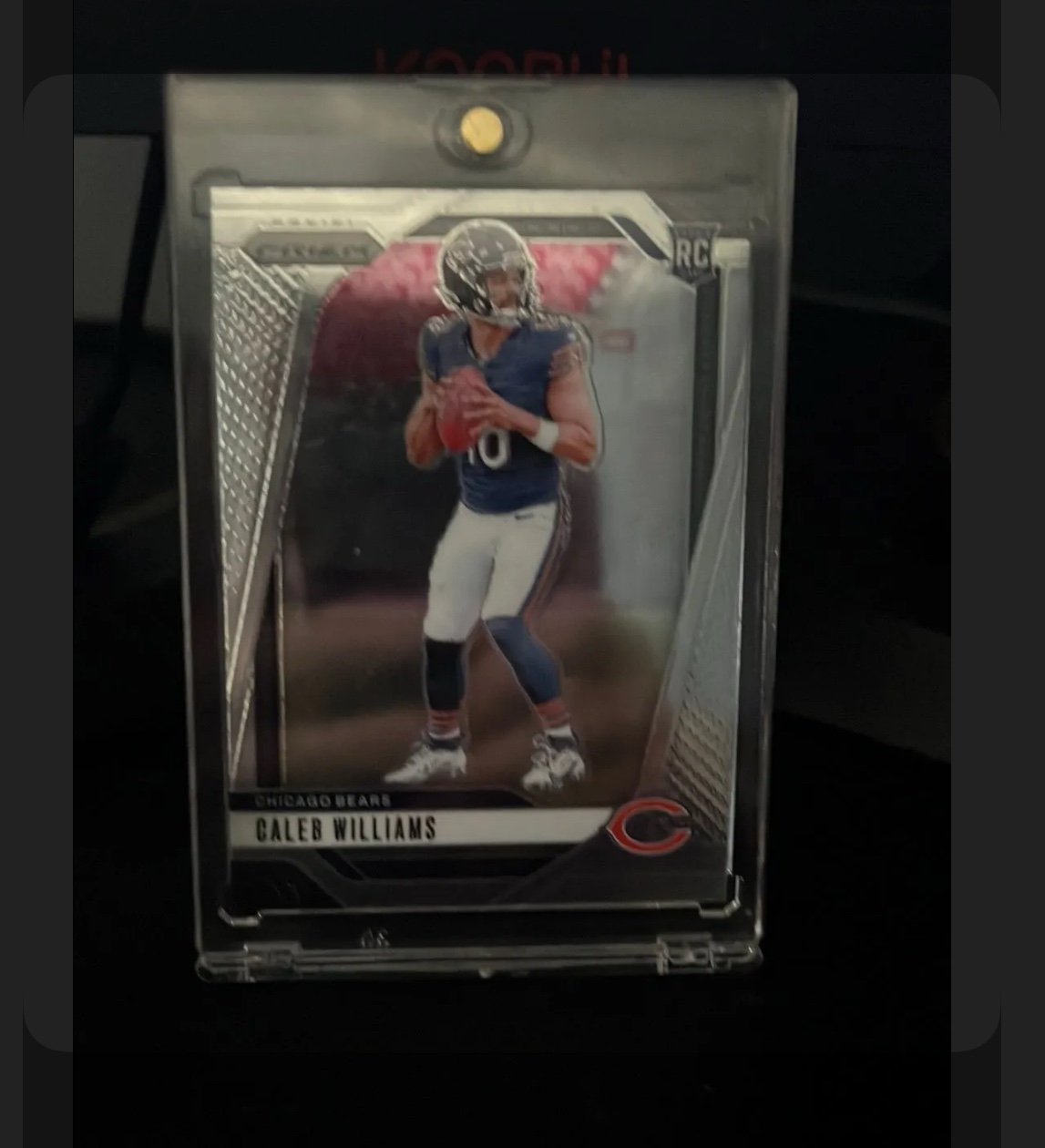 Caleb Williams silver prizm