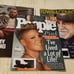 Bundle of magazines. People, GQ, Town and Country March 2023