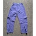 NWT L'Alpina Barrel Jeans Cut-Out Hip Pants, Purple Baggy Streetwear, Size XS