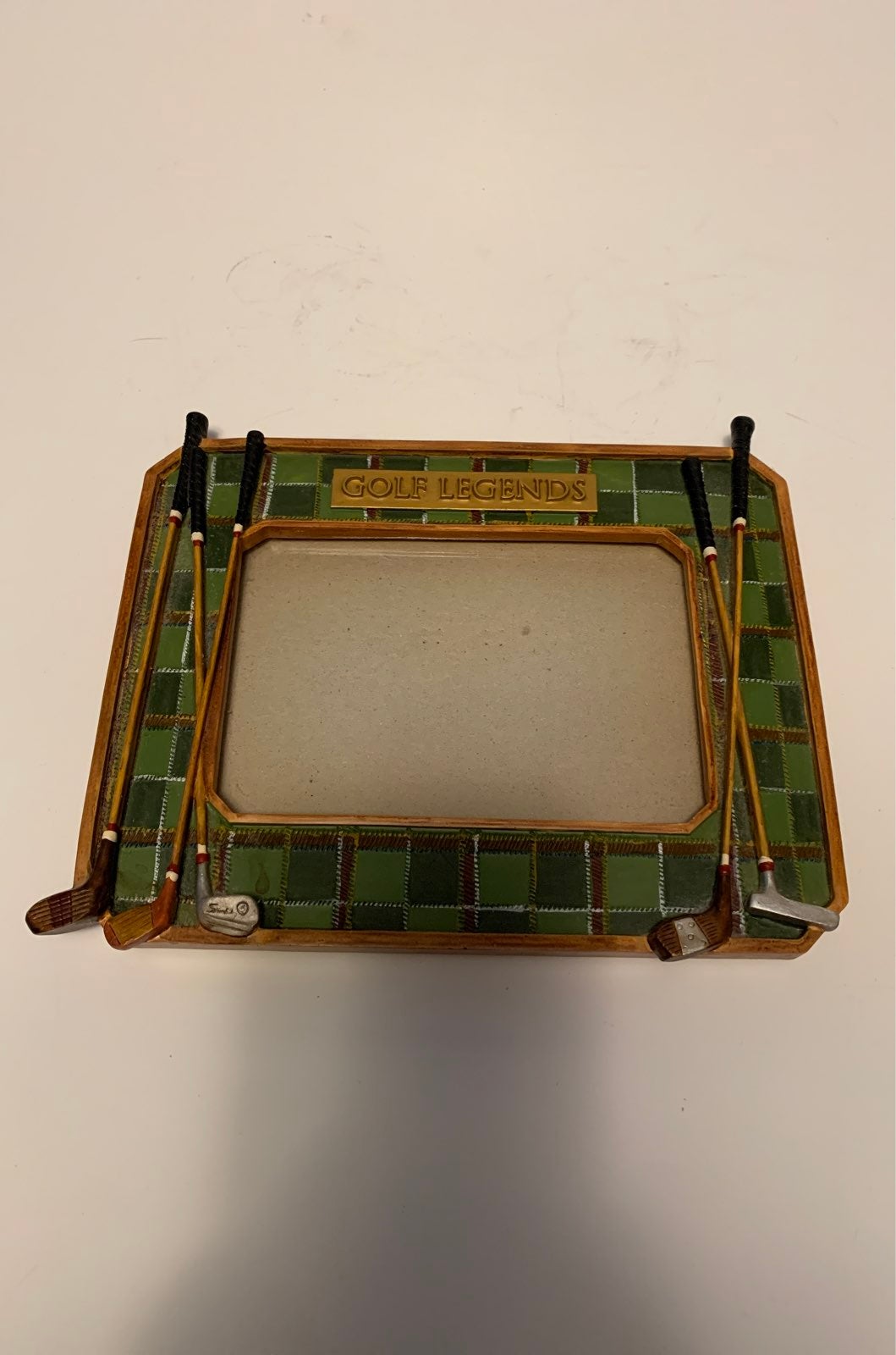 Vintage Golf Legends GreenGold Photo Frame