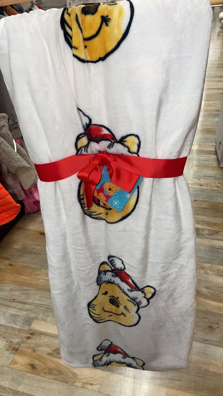 Winnie the Pooh Christmas blanket