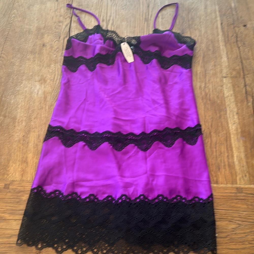 Y2K Purple Victoria's Secret Slip Dress Size Medium