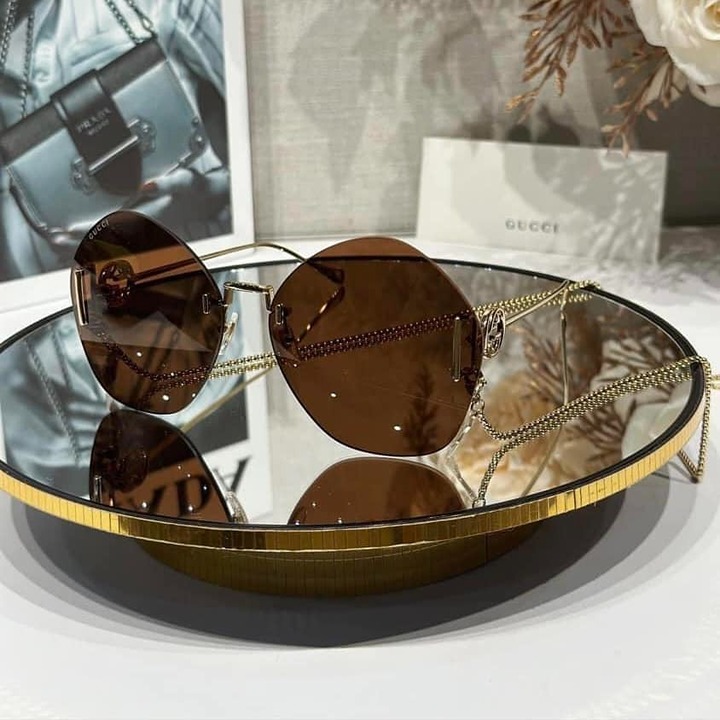 NEW Gucci GG1203S - 003 Chain Sunglasses