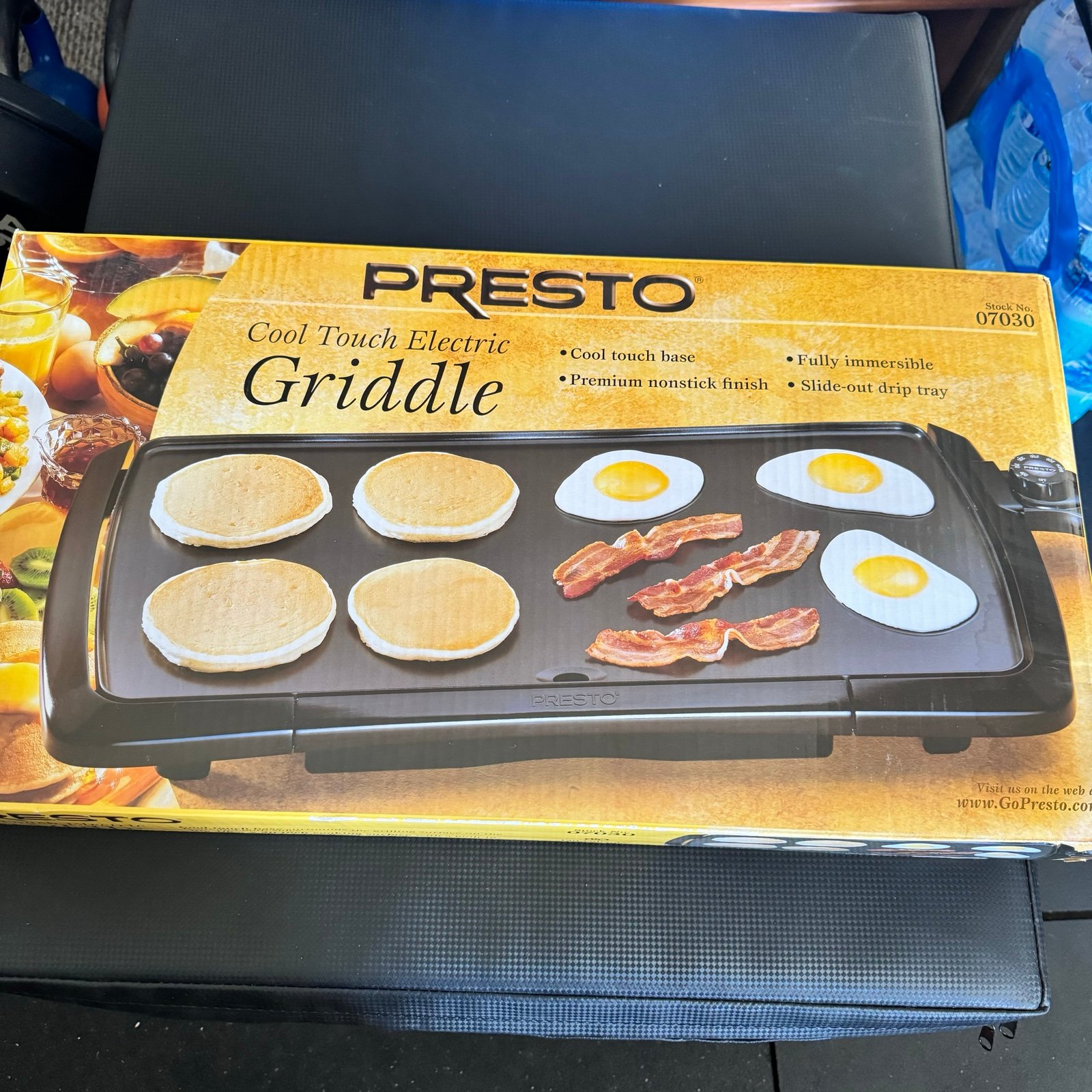 Presto Model 07030 Cool Touch Electric Griddle New in Box