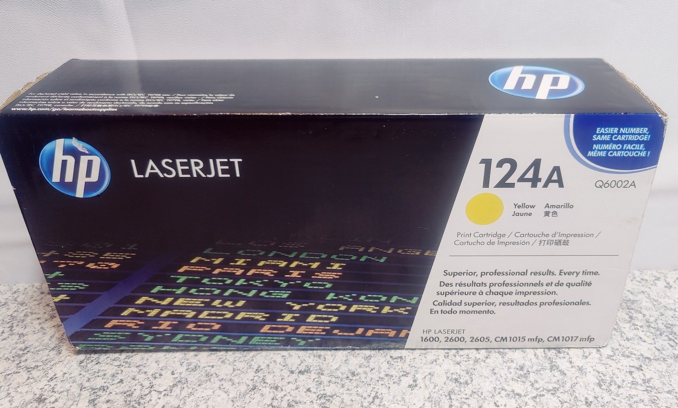 HP 124A (Q6002A) Original Toner Cartridge - Single Pack