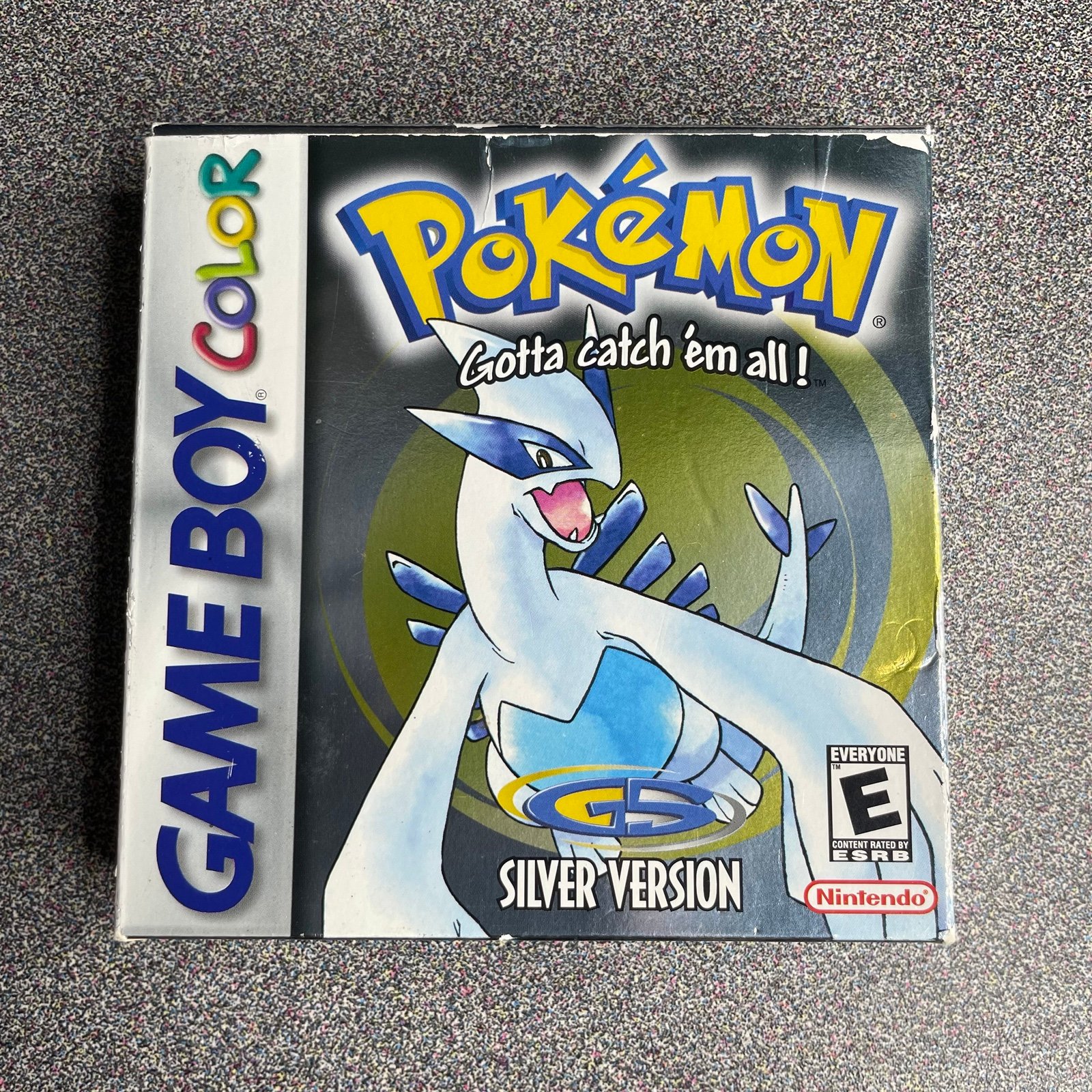 Pokemon Silver Nintendo Gameboy Color GBC CIB Boxed w/ Manual - New Battery