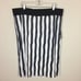 Eloquii NWOT Black & White Wavy Stripe Knit Skirt 24