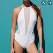 ted baker swim suit white