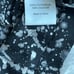 Tory Burch size 6 Paint Splatter Front Zipper Closure Silk Blouse