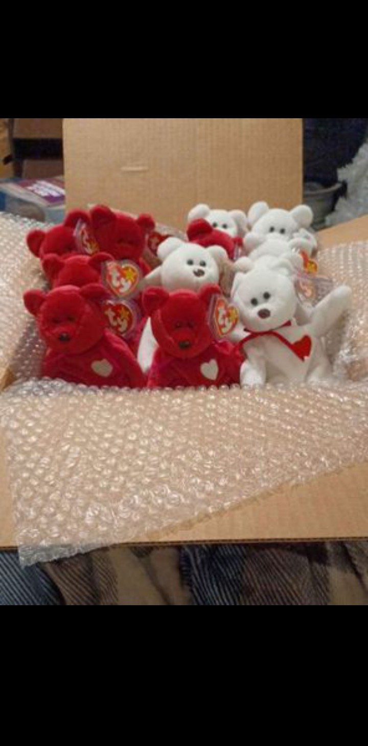 250 5x Valentina & Valentino Valentines Day TY Bears