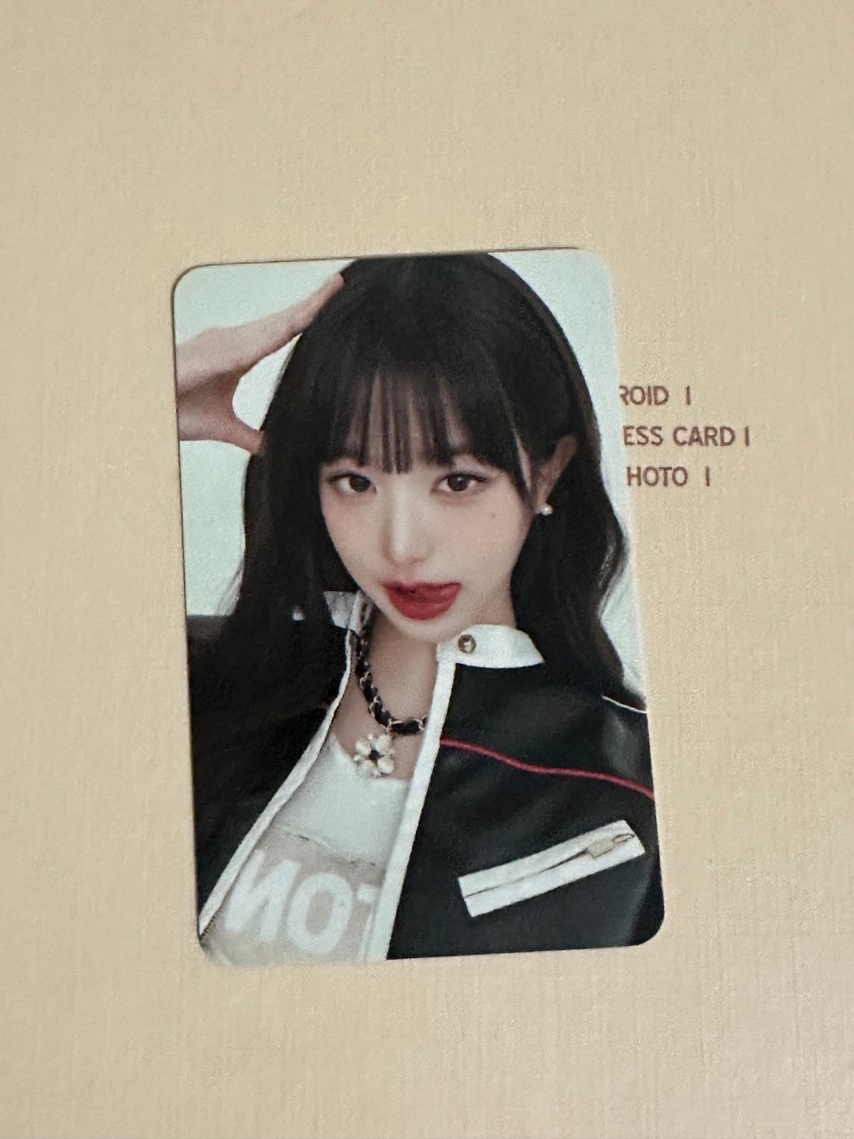 IVE Wonyoung World Tour Show What I Have Photocard