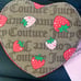 Juicy couture freshly picked heart wristlet