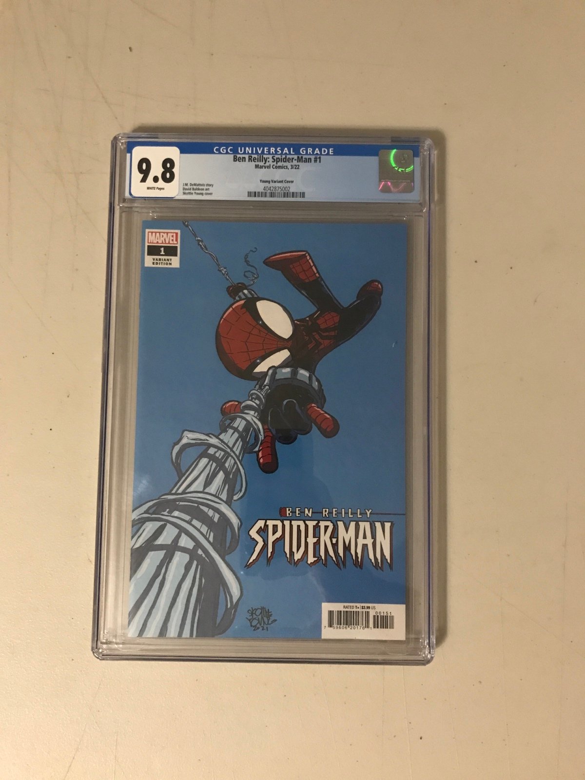 Ben Reilly Spider-Man 1 Scottie Young Variant CGC 9.8