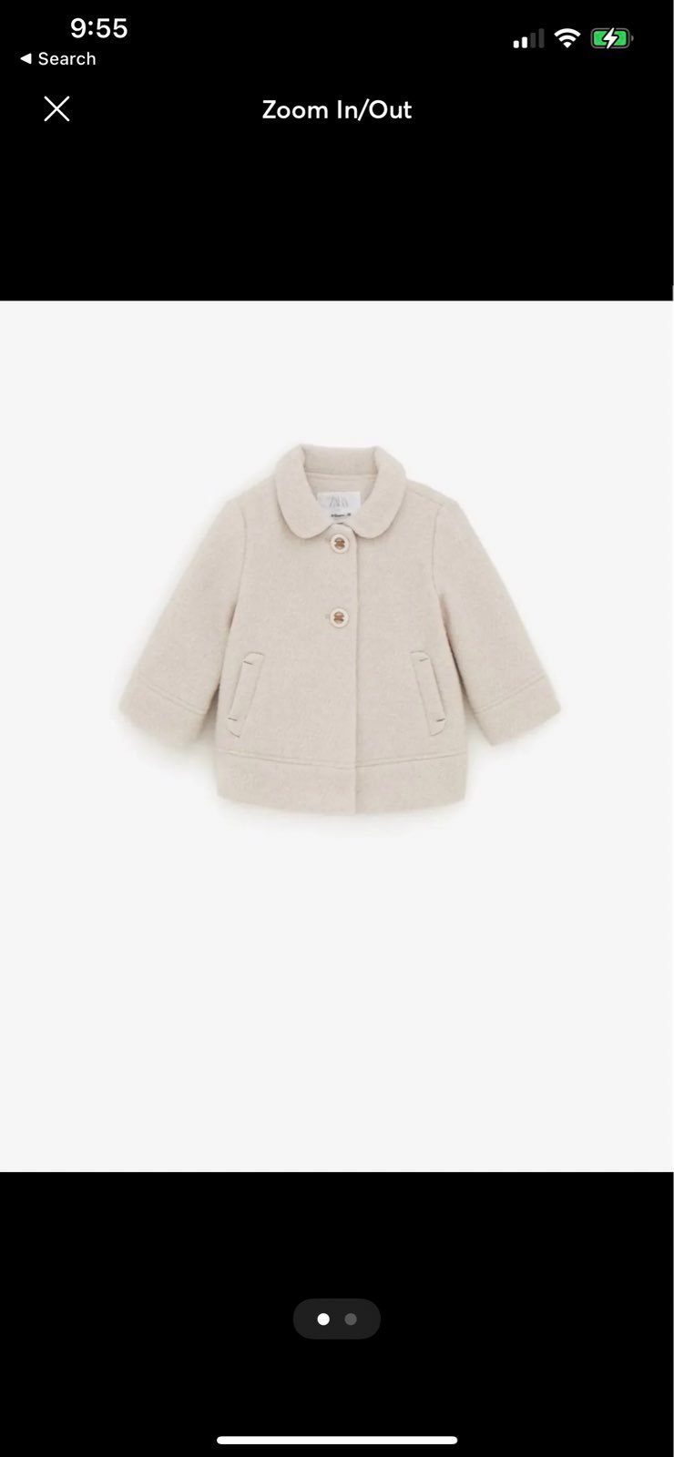 Baby zara wool jacket