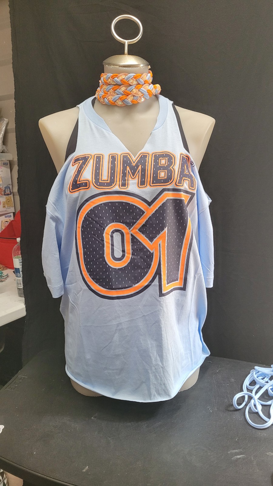 Zumba T-shirt customized can fit size L-XL