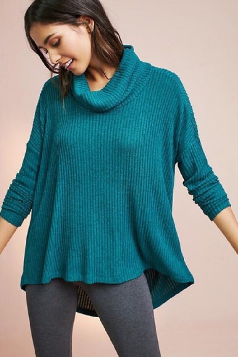 Anthropologie Saturday/Sunday Teal Cowl