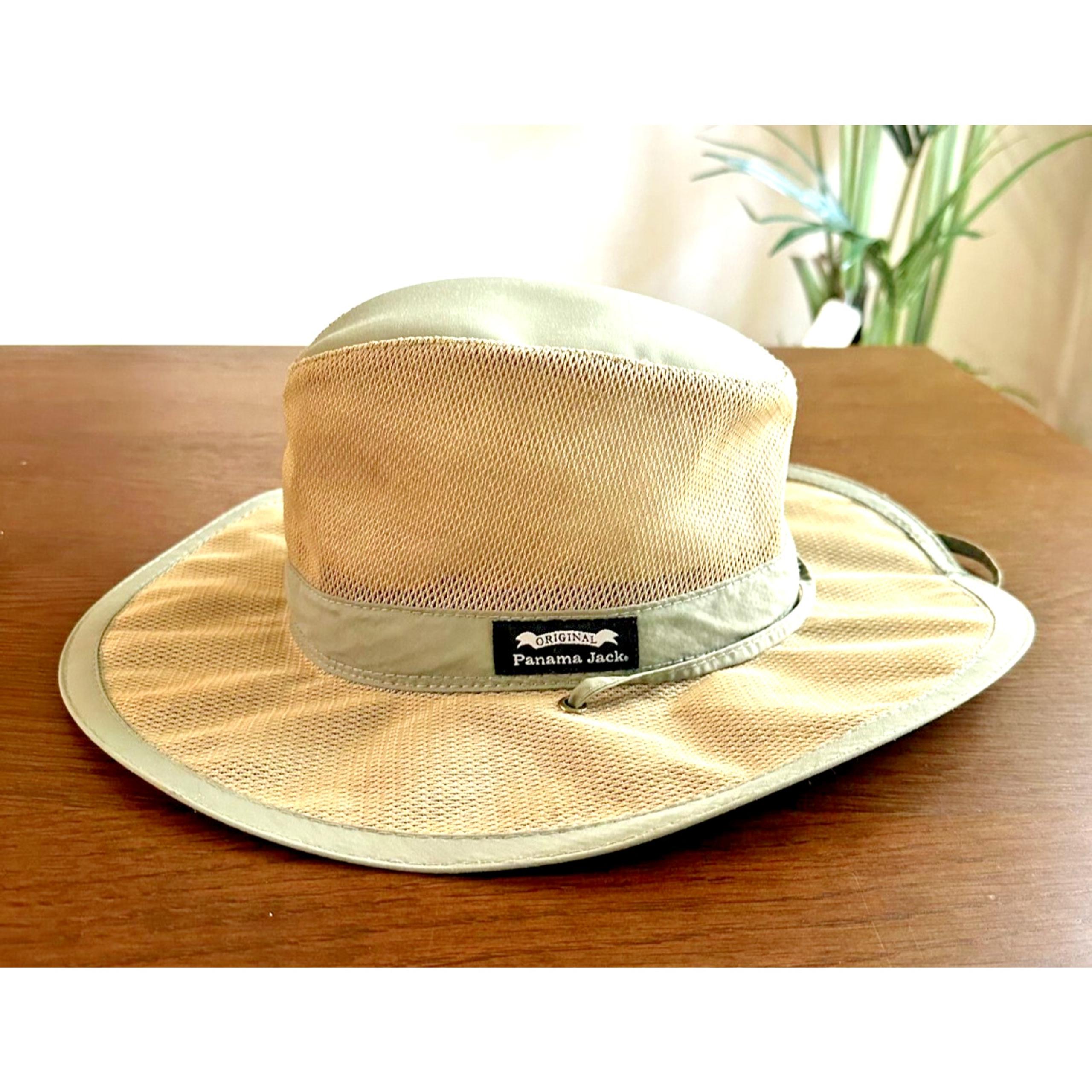 Adult PANAMA JACK MESH SAFARI HAT Beige - Size XL (61cm)