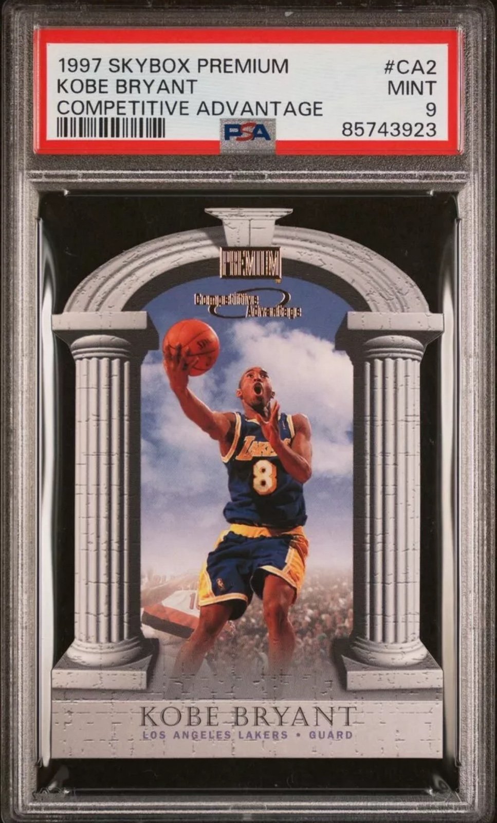 Kobe Bryant 1997 Skybox Competitive Advantage #CA2 PSA 9 Mint HOT!!