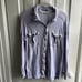 Free People Lilac Penelope Button Down Top