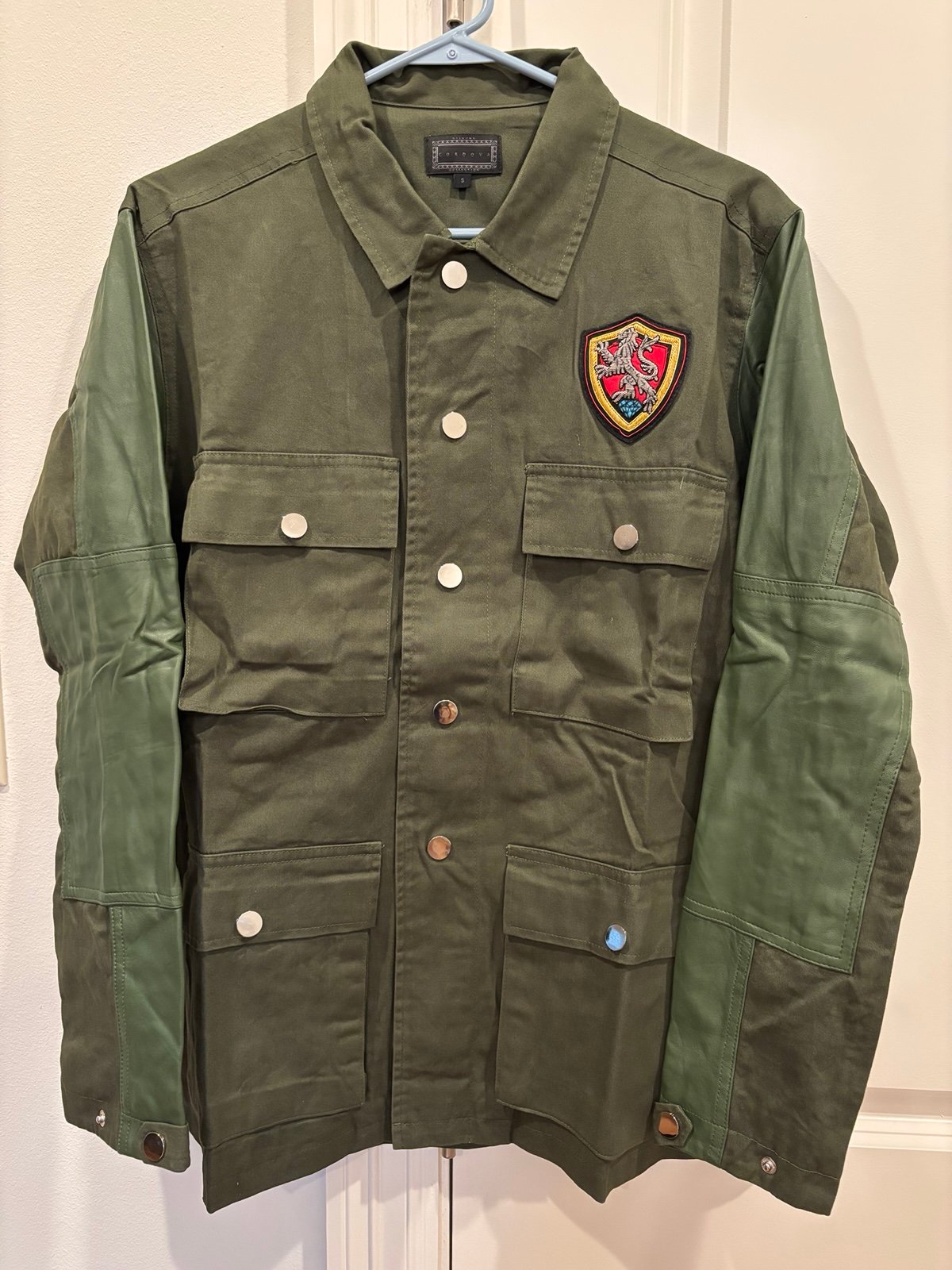 Diamond Supply Co Cordova Collection Green Military Style Jacket - Sz: S