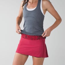 Lululemon Pace Rival Skirt Cranberry