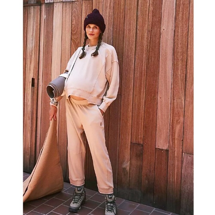 FP Movement x Hatch Intercept Pant Maternity Desert Sand Tan XS NWT